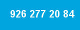 926 277 20 84 926 277 20 84